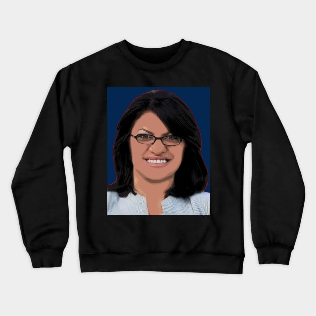 Rashida Tlaib Crewneck Sweatshirt by oryan80